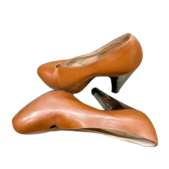 Vintage Brown Leather Giuseppe Zanotti Heels - Picture 11 of 12